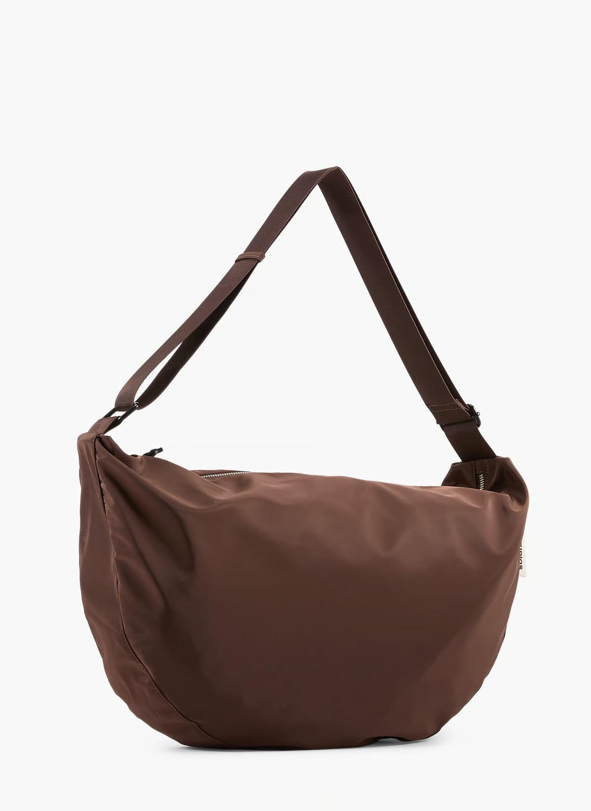 AY Studios Messenger Bag Dark Brown Unisex Umhängetasche braun